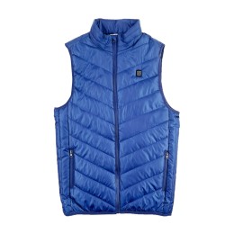 Manufacture of blue quilted jacket Customized new smart heating warm quilted vest Quilted vest specialty store SKVM011 Manufacture of blue quilted jacket Customized new smart heating warm quilted vest Quilted vest specialty store SKVM011